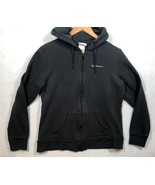 Disney Parks Walt Disney World Full Zip Hoodie Sweatshirt Black Bling Wo... - $20.38 CAD
