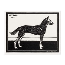 Julie De Graag - Dog (Giclée Art Print) - £5.71 GBP+