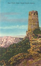 Grand Canyon Hopi Watch Tower Replica Desert View Unused Postcard AZ R538 - $6.93