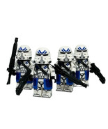 HGT 5Th Fleet X4 Clone Sharpshooters Star Wars Battlefront Rare Minifigures - $37.38