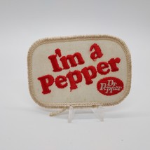 Vintage Dr. Pepper I&#39;m A Pepper Uniform Embroidered Patch - $19.68