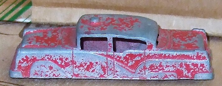 Midgetoy Fire Chief Red Car Rockford Illinois = Vintage - $7.95
