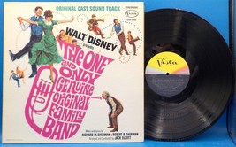 Walt Disney &quot;The One And Only Genuine Original Family Band&quot; Soundtrack LP BX16 - £15.26 GBP