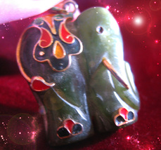 Haunted Jade Necklace Extreme Golden Luck Magnet Golden Royal Collect Magick - £79.75 GBP