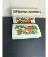 Vintage 475 Deluxe Table Tidy Brush Cleaner Fruit Design in Box Retro Ki... - $380.79 MXN
