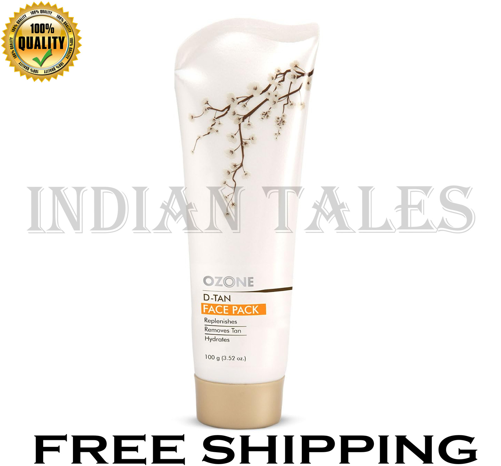 Ozone DTan Face Pack Enriched with Aloe Vera, Zinc Oxide & Kaolin