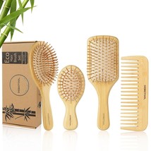 Bamboo Hair Brush Set - £27.77 GBP
