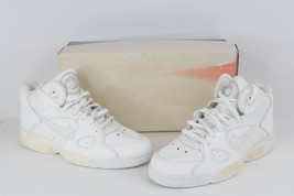 NOS Vtg 90s Nike Air Transition Force 3/4 Sneakers Shoes White Womens 10 AS IS - £78.80 GBP