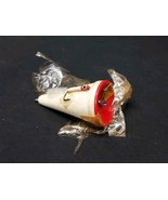 NEW OLD STOCK Unknown Popper Chugger Plunker Red White Crankbait Lure UN... - $16.72 CAD