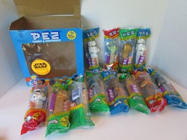 Star Wars 12 Count Pez Candy &amp; Dispenser In Counter Display Box Attack Clones L2 - £24.21 GBP