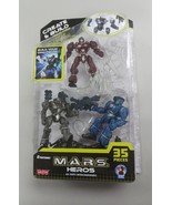 Cybotronix M.A.R.S. Heroes Action Figure 3 Figures - 35 Pieces New Tanker Coma. - $19.95