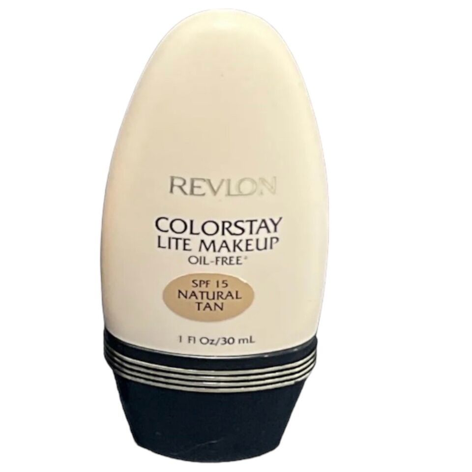 Revlon Colorstay Lite Makeup Oil-Free SPF 15 - Natural Tan - 1oz France - $10.98