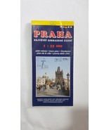 Praha Prague (Czech Republic) City Tourist Folding Map Guide from 2000s ... - $442.11 MXN
