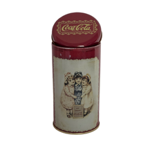 Vintage 1991 Coca Cola Tin Container 3 Girls We Drink Coca-Cola France P... - $17.46