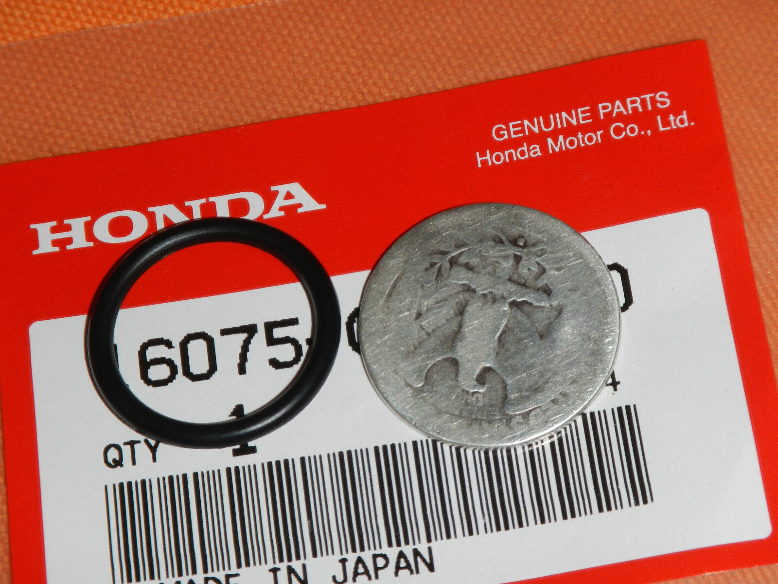NOS PETCOCK FUEL VALVE BOWL O-RING CARB 1983-1985 HONDA XL80S XL 80S 80 S - $6.92