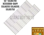 14pcs LED Strip For LG 55&#39;&#39; 55LN5700 NC550DUN-SAAP1 55LA6205 55LA620S 55... - $41.80