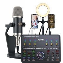 Podcast Device Suit Audio Interface With Heart-Shaped Design Bm800 Micro... - £136.08 GBP