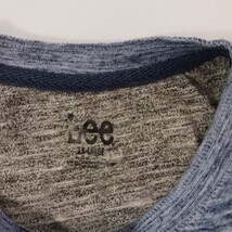 Lee Men's Gray Cotton Blend Henley Shirt Long Sleeve Size 2XL Measured Chest 50" image 3