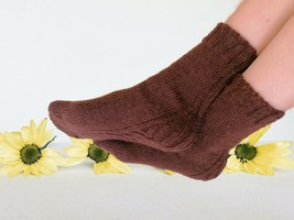 100% Alpaca Socks * Brown Ankle socks * Unisex socks *Antiallergic * - £7.90 GBP+