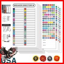 16 Waterproof Electrical Panel Labels - Colorful Circuit Identifier Stic... - $210.04 MXN