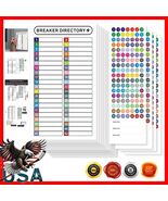 16 Waterproof Electrical Panel Labels - Colorful Circuit Identifier Stic... - $210.36 MXN