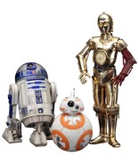 Star Wars:The Force Awakens C-3PO R2-D2 and BB-8 Artfx+ 1:10 Scale Statu... - £96.53 GBP