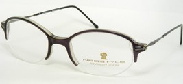 Vintage NEOSTYLE OFFICE 643 868 Prune / Vert Olive Lunettes 48-19-130 Allemagne - £57.22 GBP