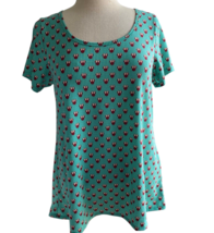 LuLaRoe Minnie Mouse Classic T Green Brown Sz  S Women Top NWT - £6.49 GBP