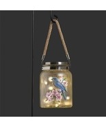 6.5&quot;H LED GLASS JAR SOLAR WITH 30&quot; STAKE - $47.37 CAD
