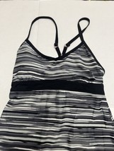 Athleta tank dress &amp; built in bra. Black &amp; gray XS Built in bra - $18.50