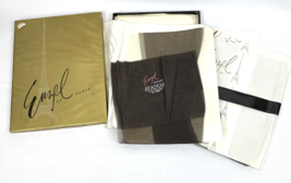 Vintage Enzel of Paris Sheer Nylon Stockings Size 9.5 Black Box of 2 194... - £43.26 GBP