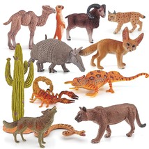 12Pcs Big Desert Animals Figures Set Desert Diorama 6 Inch Realistic Tropical An - £48.80 GBP