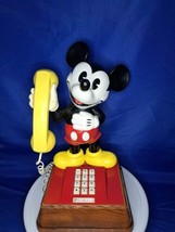 Vintage Mickey Mouse Walt Disney Touch Tone Phone 1976 Model UBM8000 Not... - $93.49