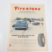 1964 Firestone Town &amp; Country Tires Breck Shampoo Concentrate Print Ad 1... - £6.38 GBP