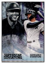 2018 Topps Chrome Giancarlo Stanton  New York Yankees #SS-13 Baseball card   MAT - £2.16 GBP