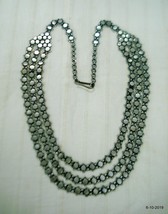 Vintage Sterling Silver Necklace Chain Necklace Har Tribal Jewelry - £548.74 GBP