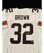 Jim Brown Signed Cleveland Browns Football Jersey COA - $4,352.57 MXN