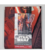 Star Wars The Force Awakens Fabric Shower Curtain 70 X 72&quot; Disney Kylo Ren - £10.21 GBP