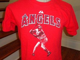 Vtg 2009 Red Majestic LA Angels #27 Vladimir Guerrero MLB T-shirt Youth ... - $18.80