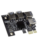 1 to 4 PCIe USB Express Port Adapter 16x Slots Riser Card Multiplier PCE... - €19,17 EUR