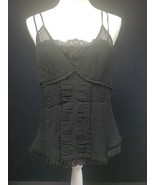 Jason Wu Double Layer V Neck Silk Strappy Tank Top Blouse Size 8 NWT NEW - $3,961.20 MXN
