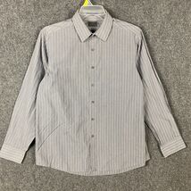 Arrow Button Up Shirt 16.5 Men&#39;s Long Sleeve Slim Fit 34/35 Cotton Blend... - €8,14 EUR