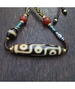 Cuentas Dzi de ágata de tradición tibetana con 9 ojos y ondas motivos Sp... - €102,22 EUR Cuentas Dzi de ágata de tradición tibetana con 9 ojos y ondas motivos Sp... - €102,22 EUR