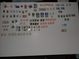 Collection Of 123 Stamps 120 Assorted U.S. 2 Italian 1 Great Britain - £20.03 GBP