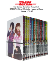 HORIMIYA Hero X Daisuke Hagiwara Manga Volume 1-15 Full Set English Version - £121.62 GBP