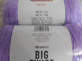 Big Twist Value lot of 2 Lilac Dye Lot 644794 - £7.82 GBP