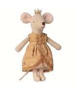 Maileg Princess Mouse 5H , Royal Doll with Dress & Crown , Original Maileg Mouse - $76.00