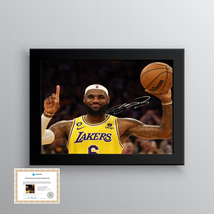 LeBron James Autographed 8x10 inches Framed Photo With COA - £150.26 GBP