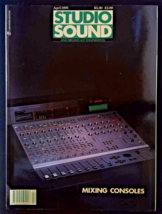 Studio Sound Magazine April 1991 mbox1396 Mixing Consoles - £5.84 GBP
