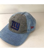 New York Giants NFL New Era 9FORTY Adjustable Hat Womens Blue Gray - £3.26 GBP